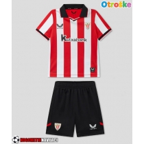 Otroške Nogometnih dresov Athletic Bilbao Domači 2025-26 Kratki rokavi (+ hlače)